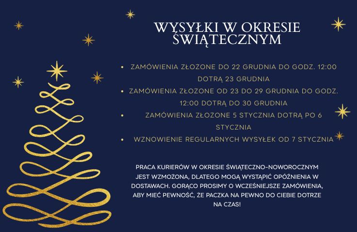 Wysyłki grudzień 2025